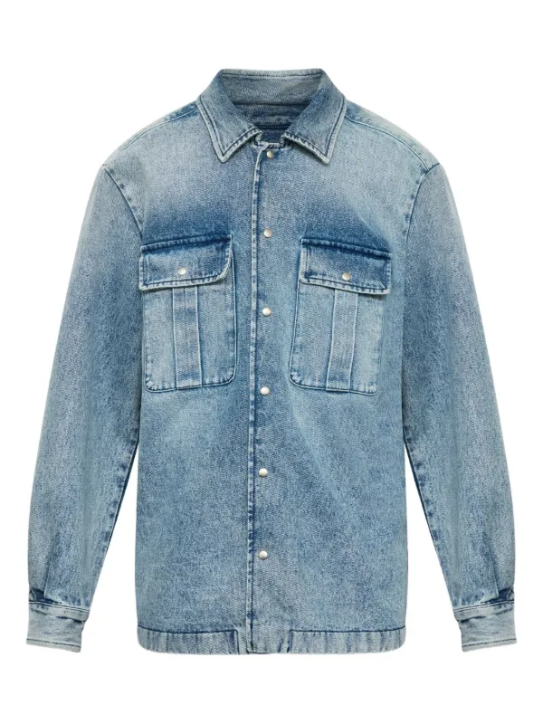 MM6 Maison Margiela ロングスリーブ シャツ | ブルー | FARFETCH JP