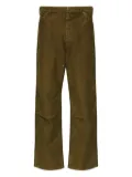 Maison Margiela patch cotton trousers - Brown