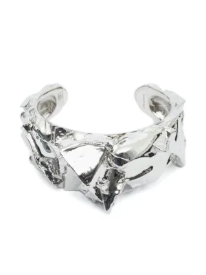 アクセサリー Maison Margiela MM6 Logo Cuff Bracelet MM6 Maison Margiela Numeric Engraved Cuff Bracelet | Silver