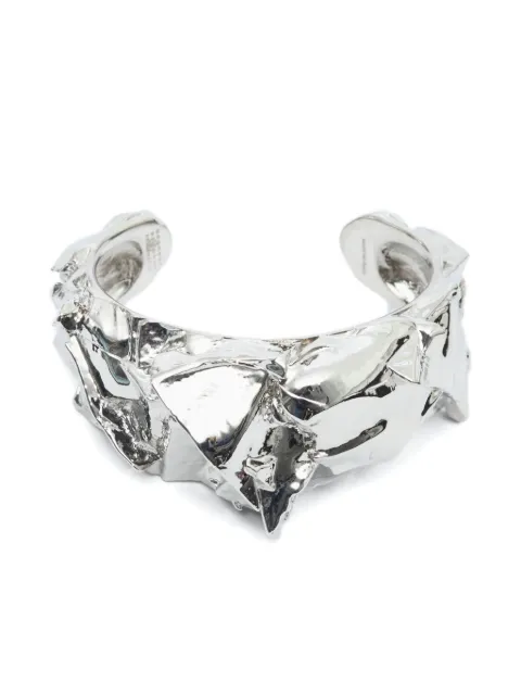 MM6 Maison Margiela polished-finish cuff bracelet