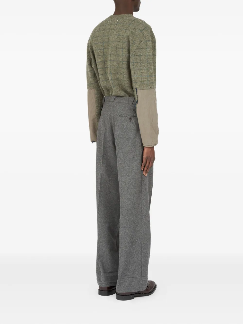 Maison Margiela Geplooide pantalon Grijs