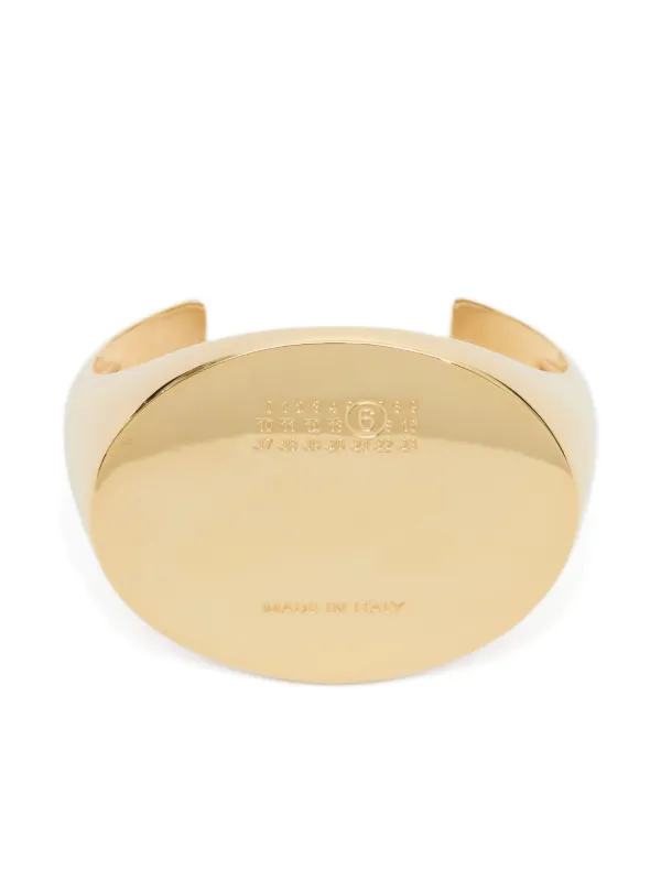 アクセサリー Maison Margiela MM6 Logo Cuff Bracelet 30389430_59367329_600.jpg