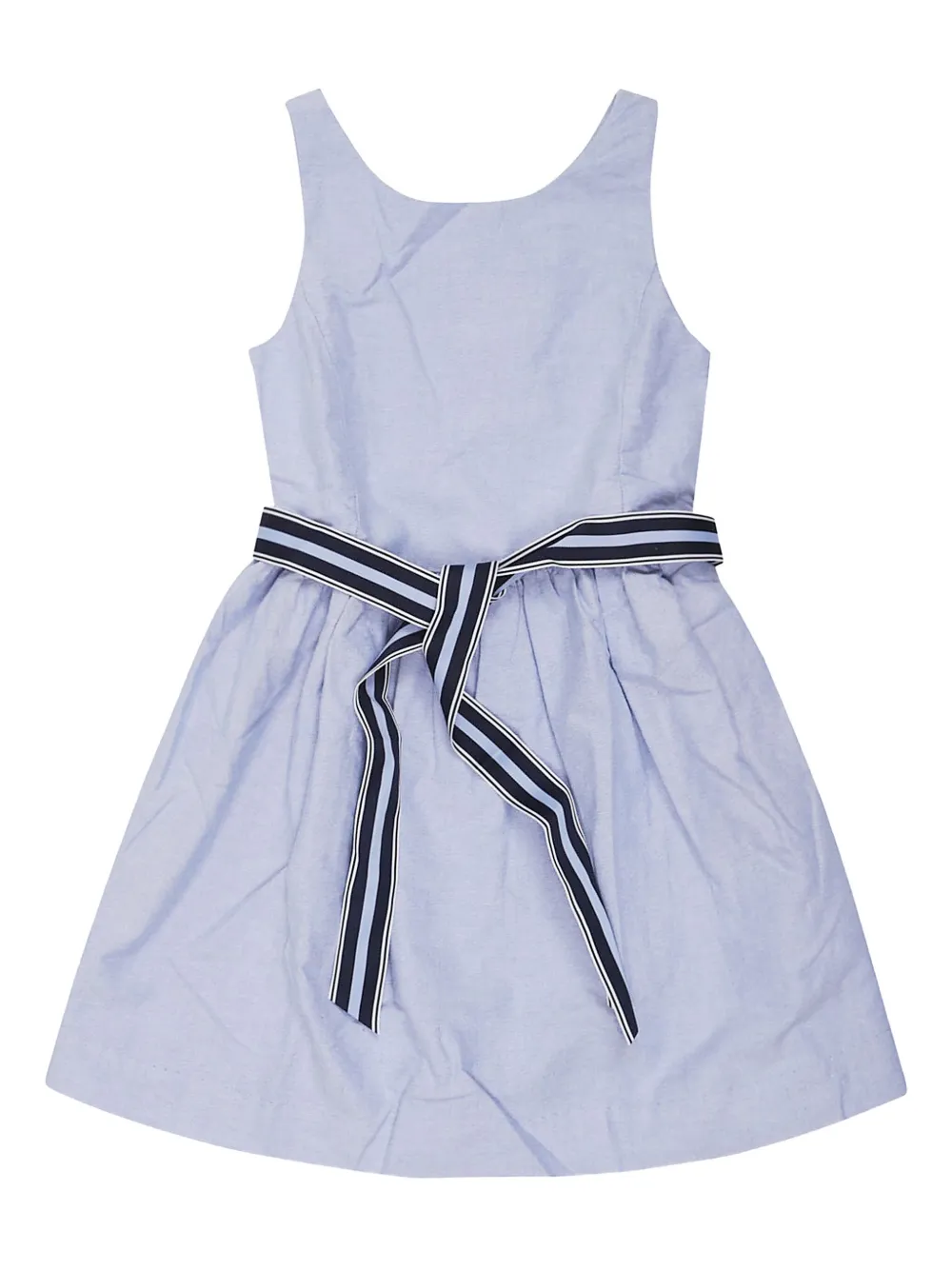 POLO RALPH LAUREN KIDS Jurk met gestrikte taille Blauw