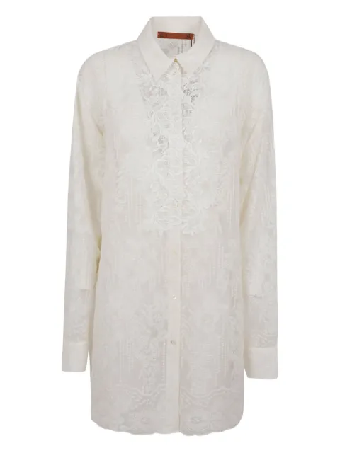 Ermanno Scervino lace-detailed shirt