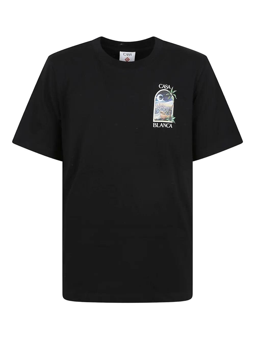 Casablanca LA Nights T-shirt Zwart