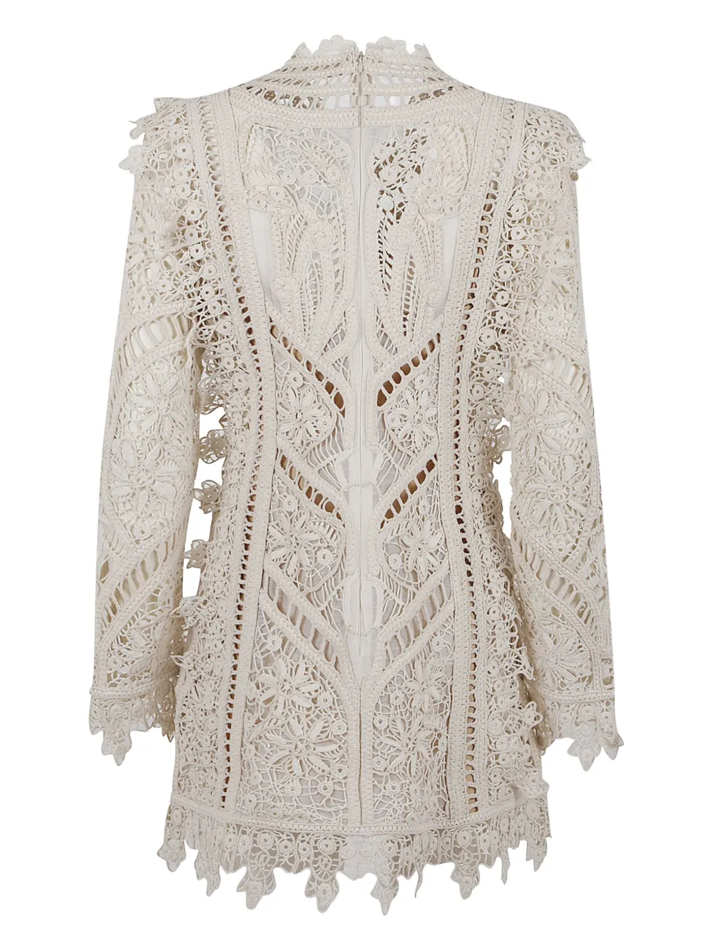 ZIMMERMANN Illuminate Cornelli mini-jurk Beige
