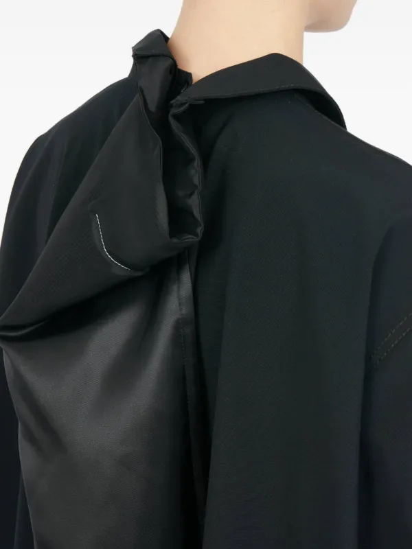 MM6 Maison Margiela ロングスリーブ シャツドレス | ブラック