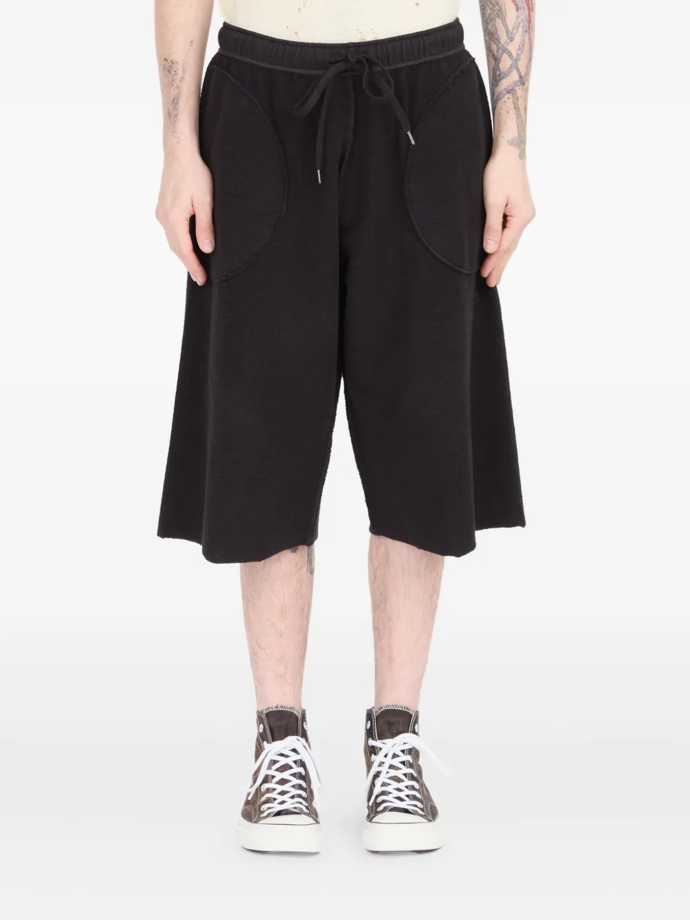 MM6 Maison Margiela Bermuda shorts Zwart