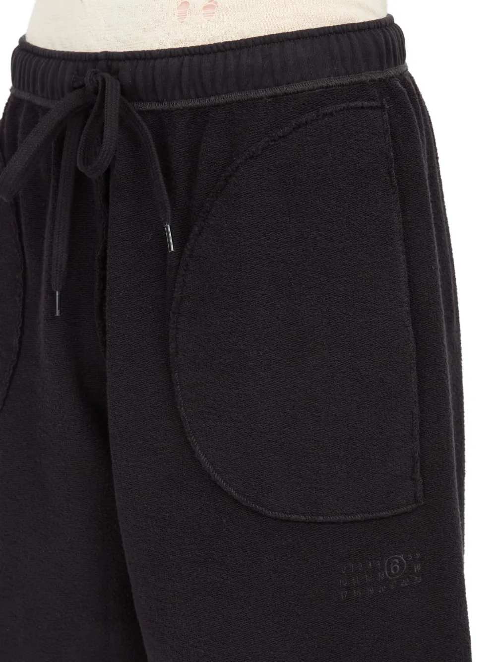 MM6 Maison Margiela Bermuda shorts Zwart
