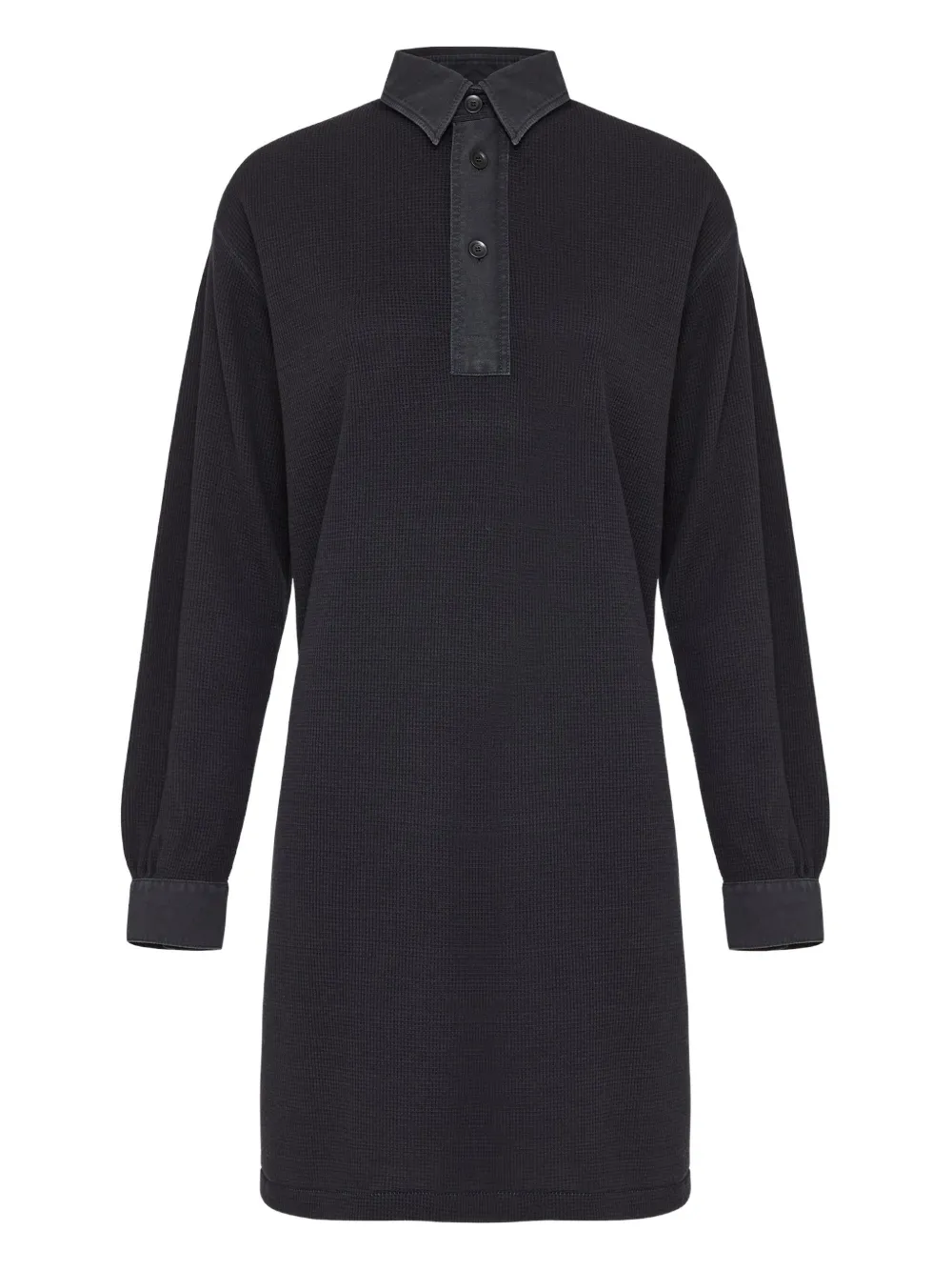 Maison Margiela Poloshirt Aus Wolle In Black