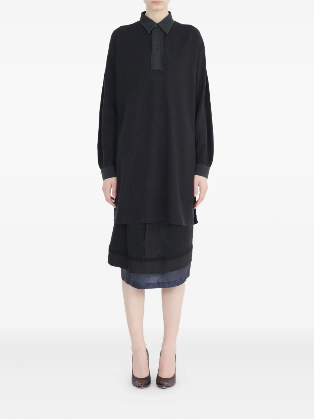 Maison Margiela Wollen polotop - Blauw