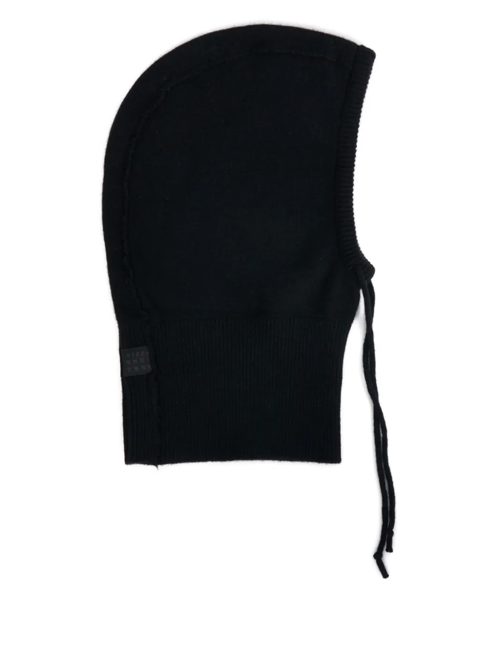 MM6 Maison Margiela ribbed balaclava | Black | Image 1