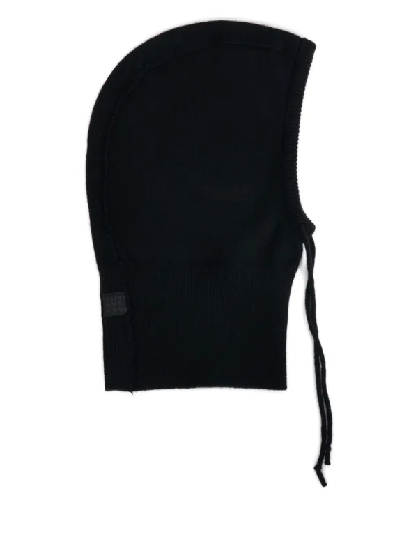 MM6 Maison Margiela リブ バラクラバ | ブラック | FARFETCH JP