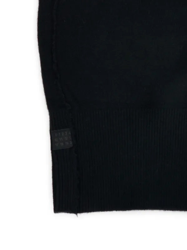MM6 Maison Margiela リブ バラクラバ | ブラック | FARFETCH JP