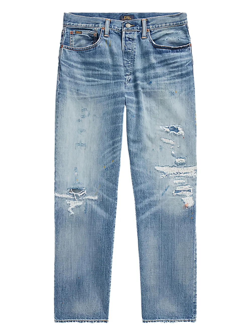 Polo Ralph Lauren Gerafelde jeans Blauw