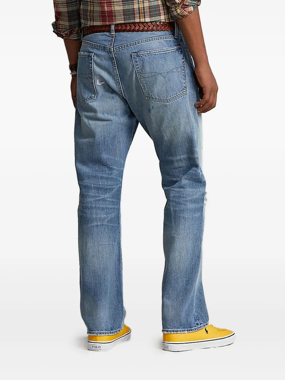 Polo Ralph Lauren Gerafelde jeans Blauw