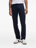 BOSS logo-patch trousers - Blue