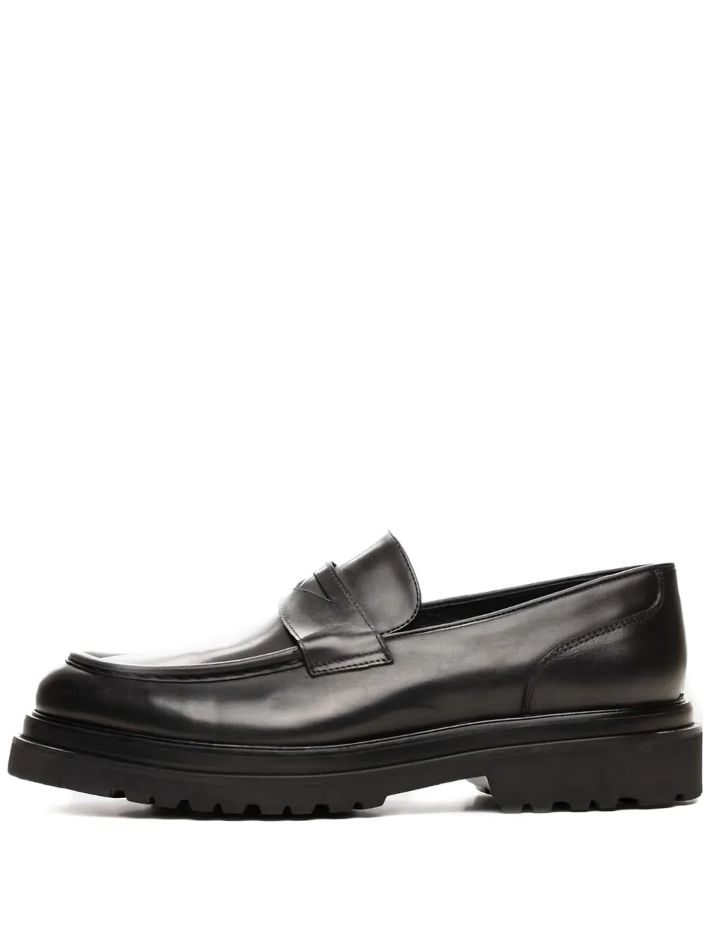 Poche Paris leather loafers Black