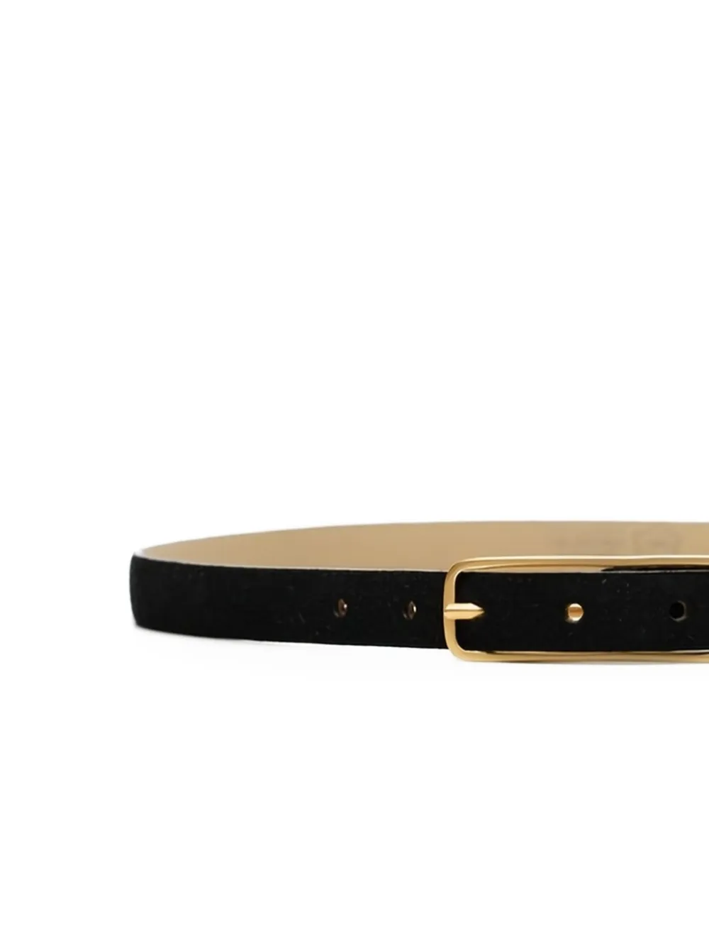 Poche Paris Suède riem - Zwart