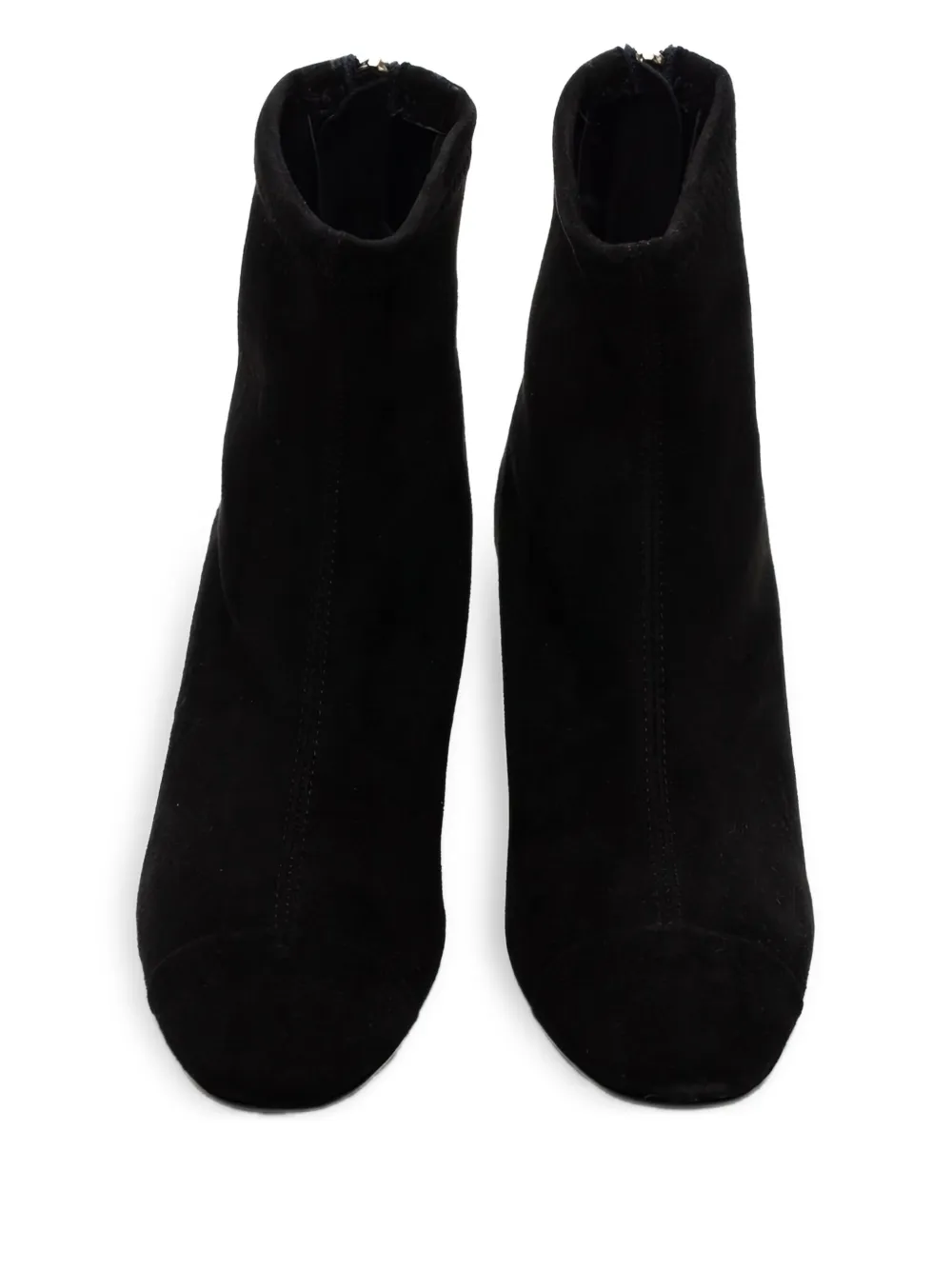 Poche Paris suede ankle boots Black