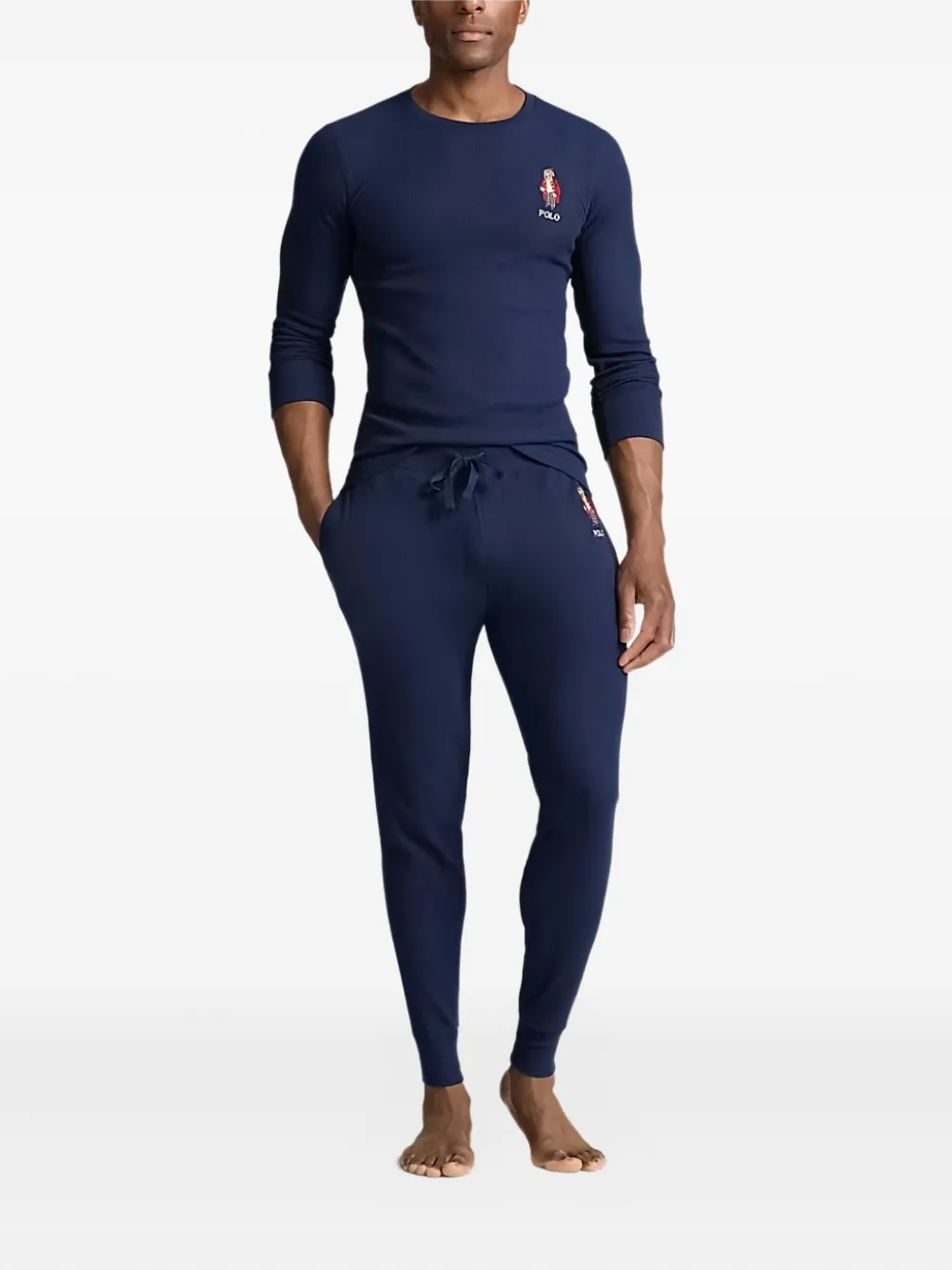 Polo Ralph Lauren T-shirt met Polo Bear-print Blauw