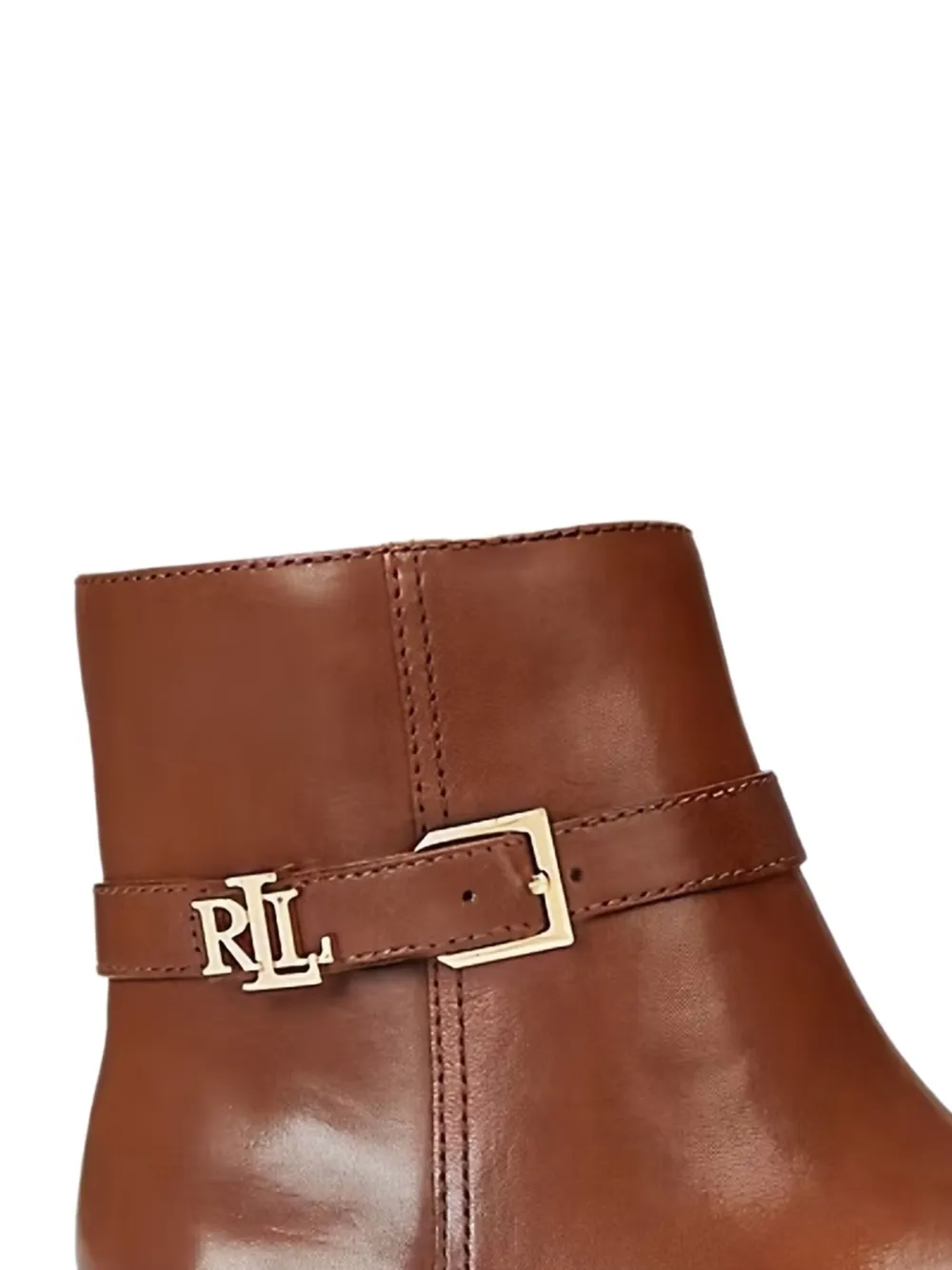 Lauren Ralph Lauren leather ankle boots Brown