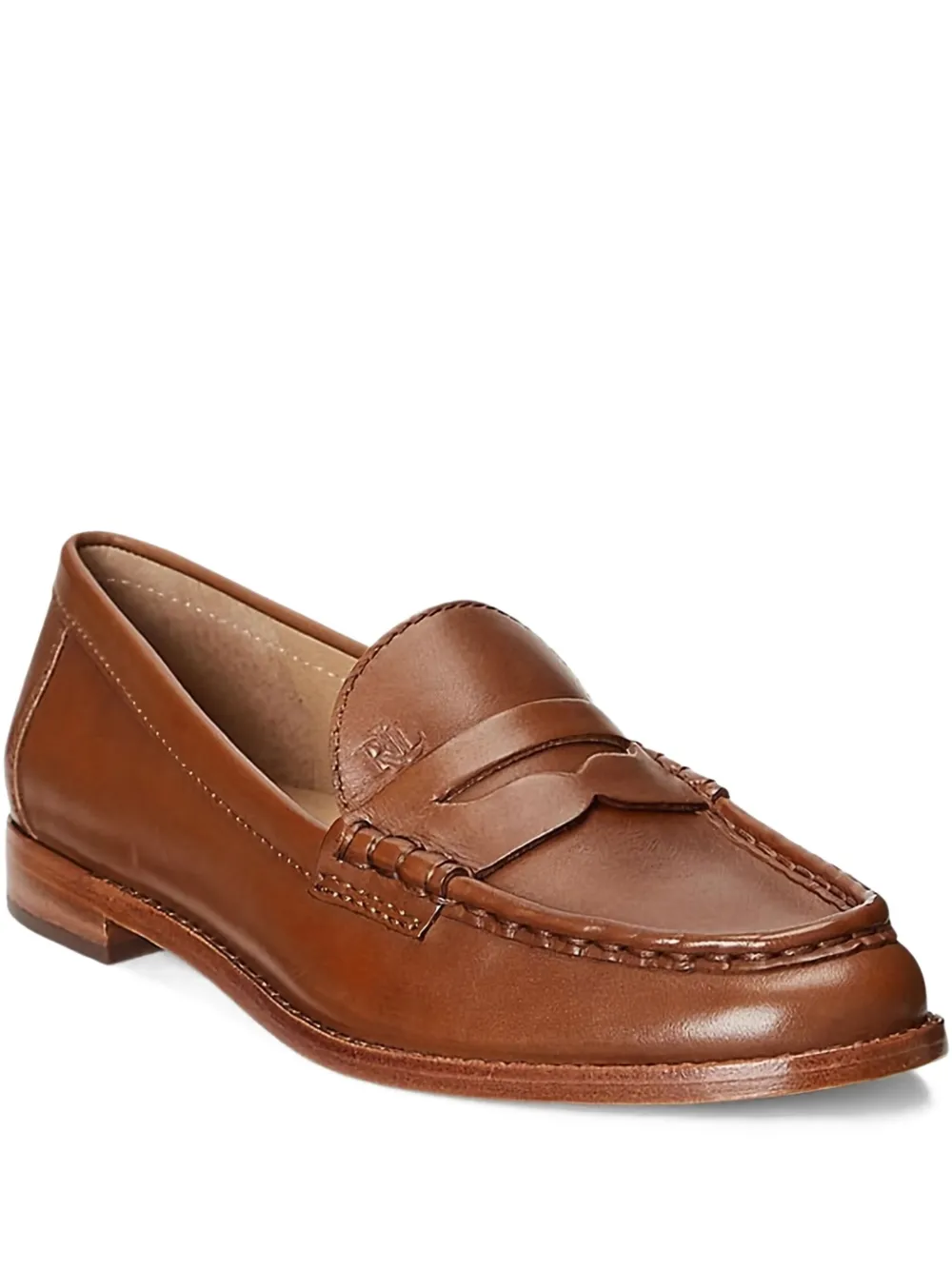 Lauren Ralph Lauren leather loafers Neutrals