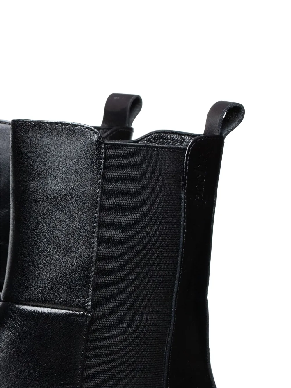 Poche Paris leather Chelsea boots Black