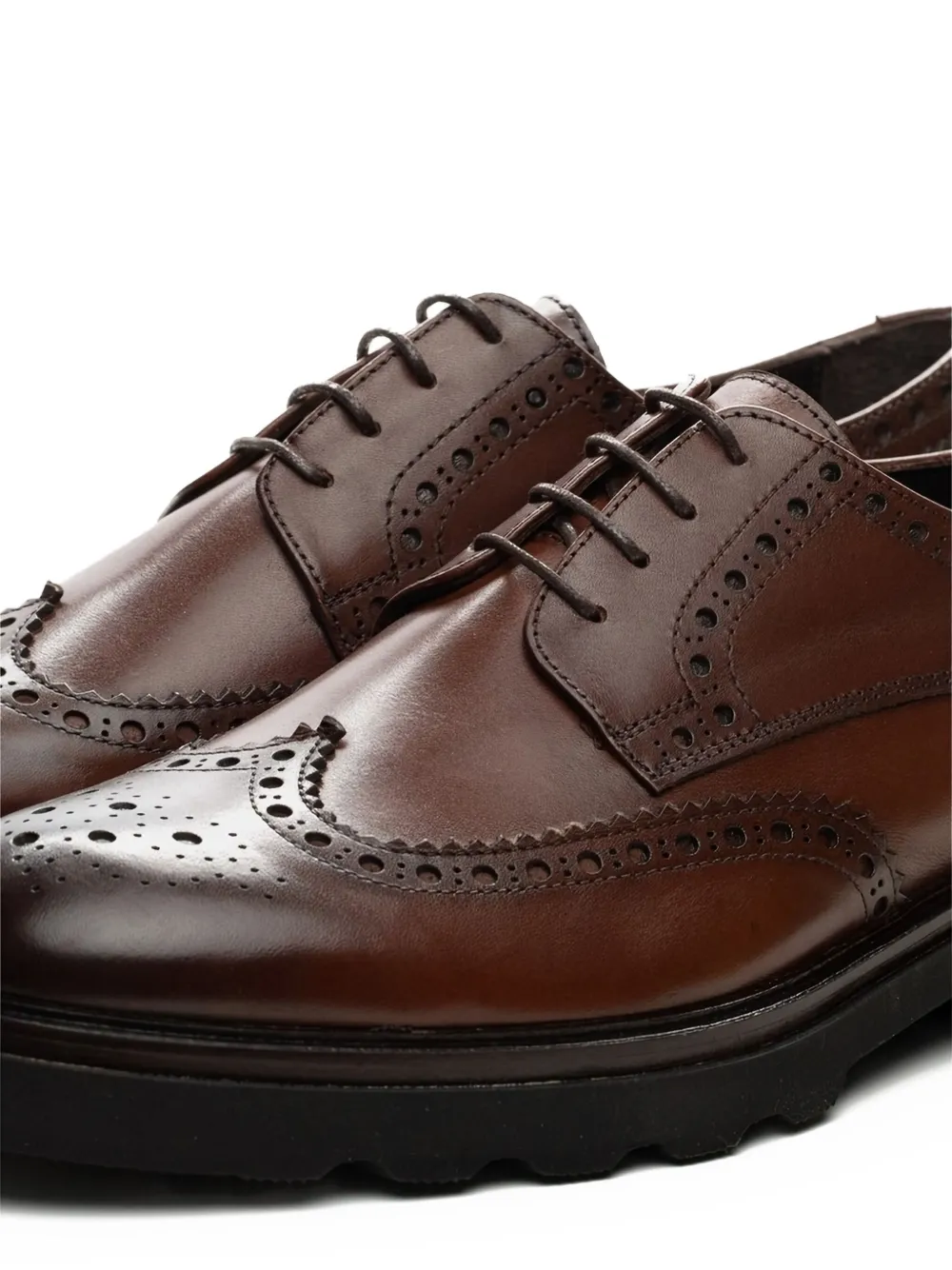 POCHE PARIS NICOLA LEATHER DERBY SHOES 
