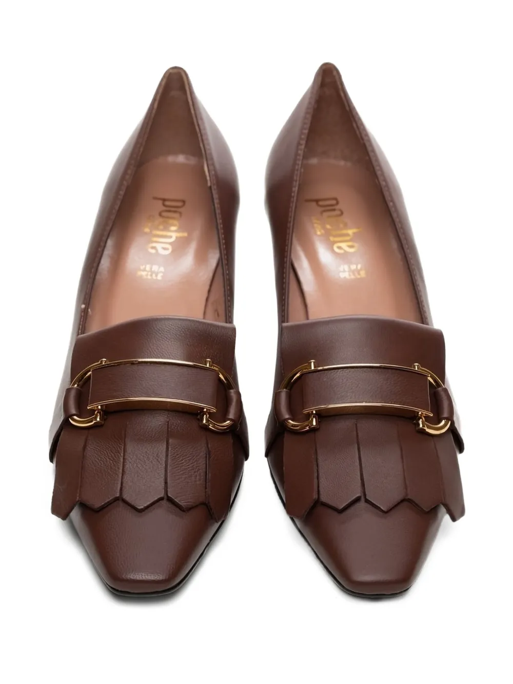 Poche Paris 50mm Lydie pumps Brown