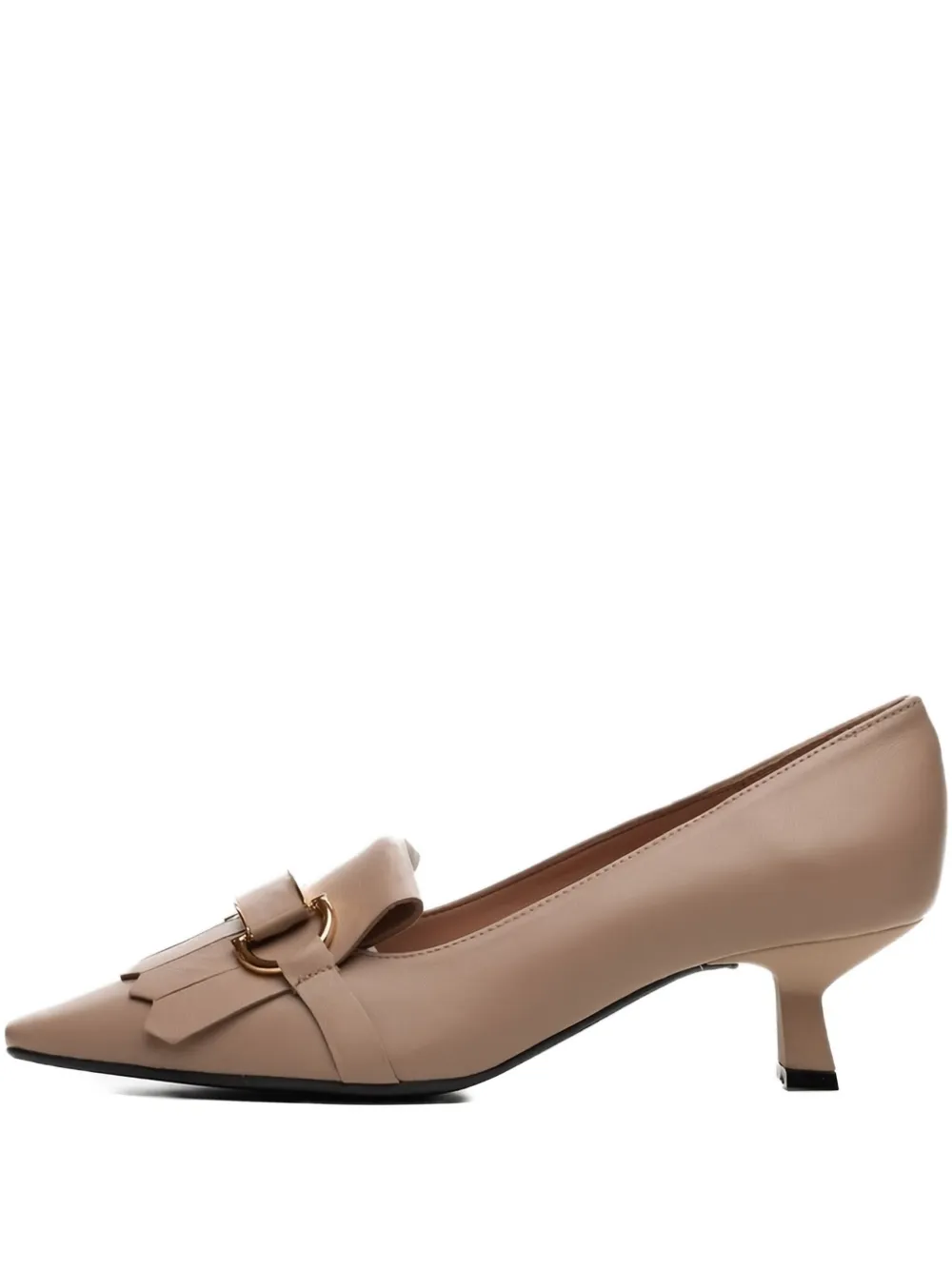 Poche Paris Fringe-detailed Pumps