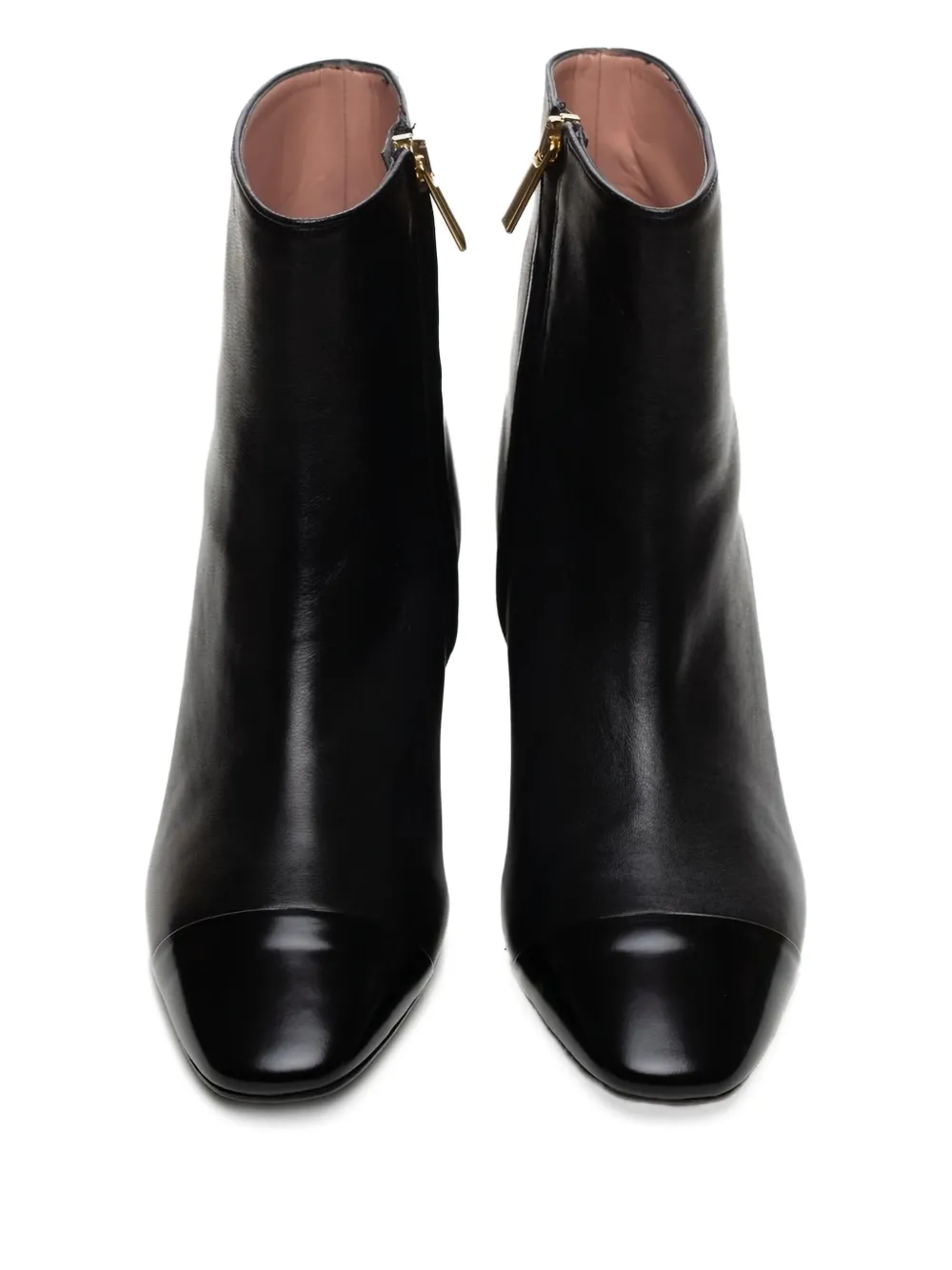 Poche Paris leather ankle boots Black