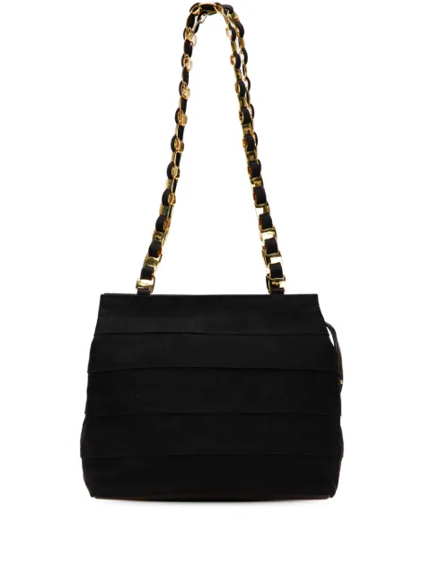 Ferragamo Pre-Owned 2021 Nylon Tiered Grosgrain shoulder bag