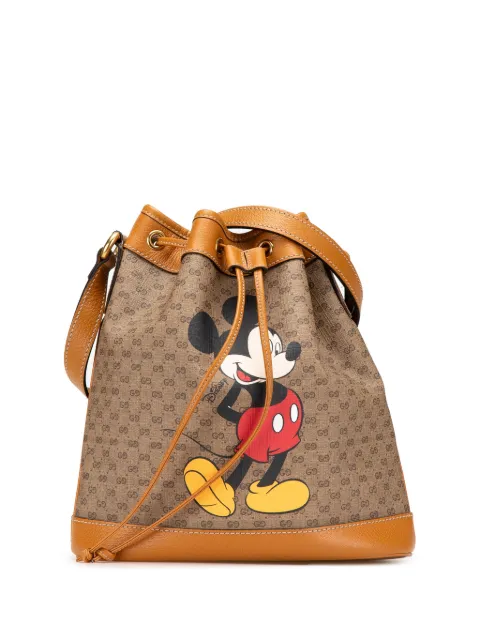 Gucci Pre-Owned 2016-2024 Micro GG Supreme Mickey Mouse bucket bag