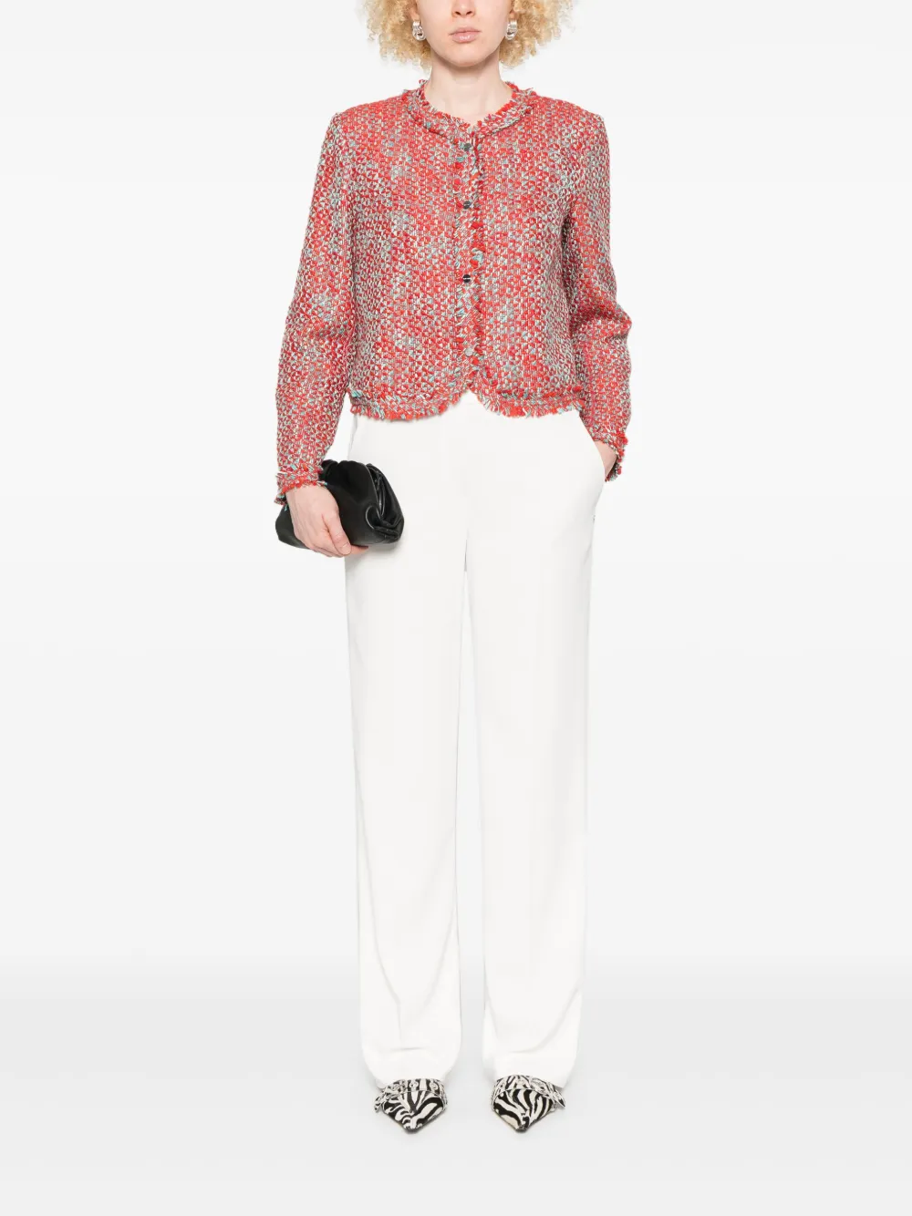 MARCCAIN Broek met elastische tailleband - Wit