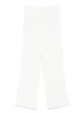 MARCCAIN elasticated-waistband trousers - White