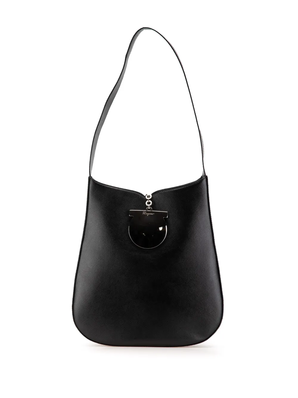 Pre-owned Ferragamo 2010-2024 Leather Gancini Shoulder Bag