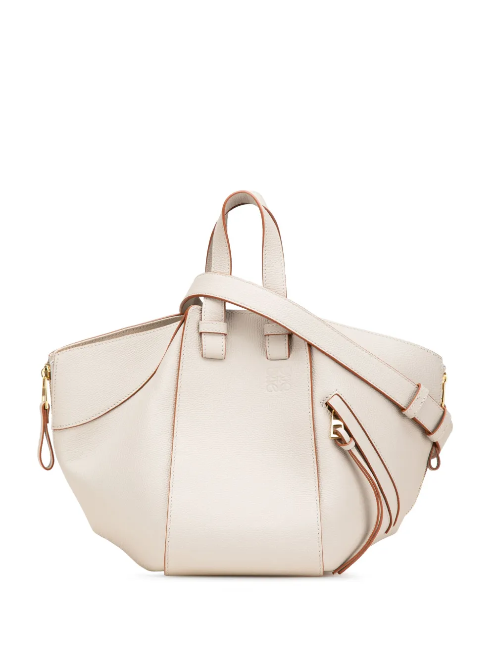 Loewe Pre-Owned 2021 Small Grained Calfskin Hammock Bag satchel | Brown | Image 1