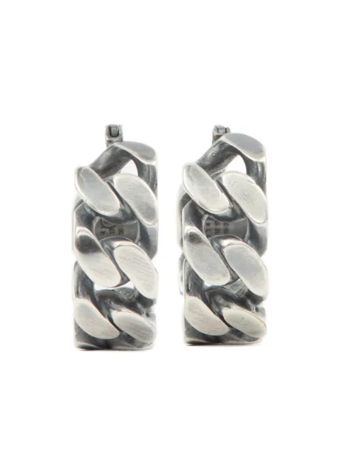 MM6 Maison Margiela chain-link hoop earrings
