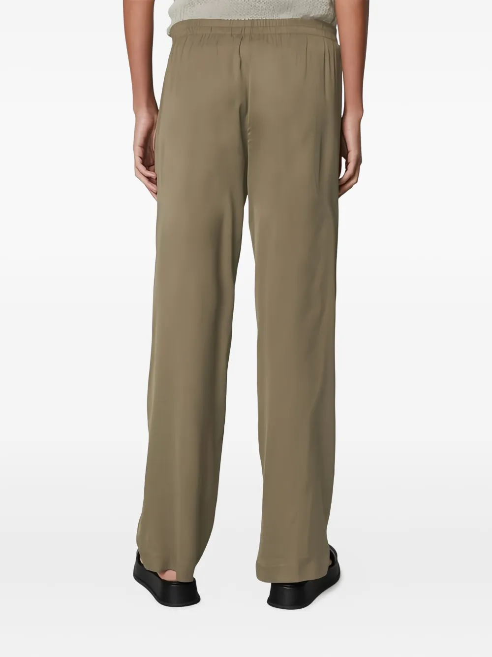 Marc O'Polo Broek met elastische taille Bruin