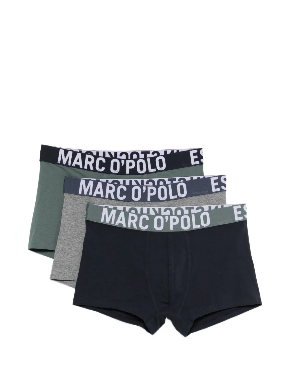 Marc O'Polo logo-waistband boxers (set of three) - Nero