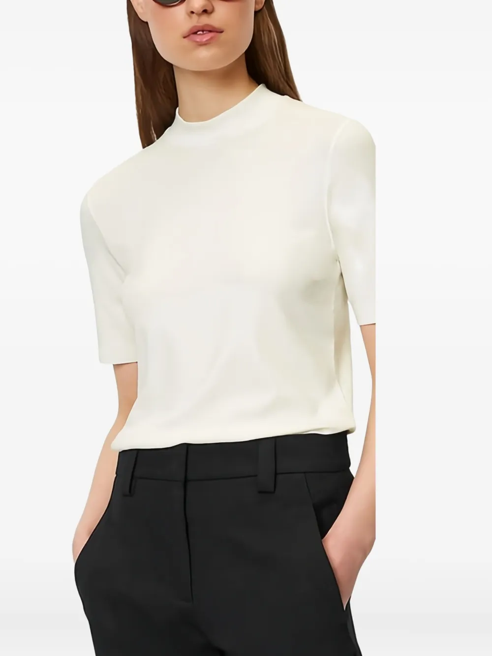 Marc O'Polo mock-neck short-sleeve top | T-Shirts & Jersey Shirts | Image 2