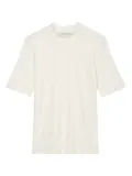 Marc O'Polo mock-neck short-sleeve top - White