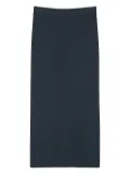 Marc O'Polo back-vent midi skirt - 899 BLUE
