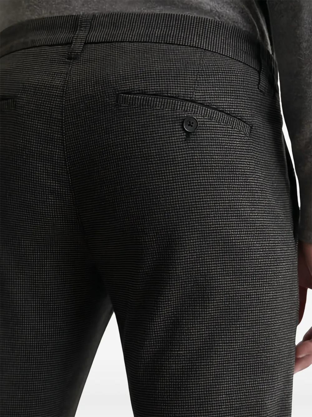 Marc O'Polo Broek met textuur Grijs