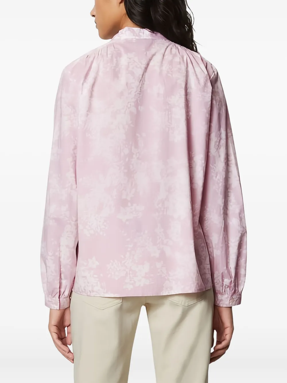 Marc O'Polo Blouse met bloemenprint Roze