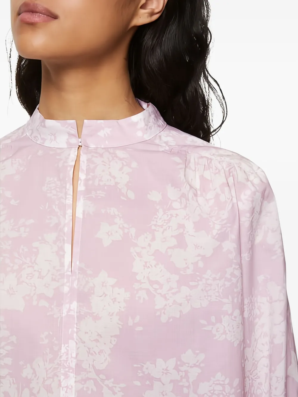 Marc O'Polo Blouse met bloemenprint Roze