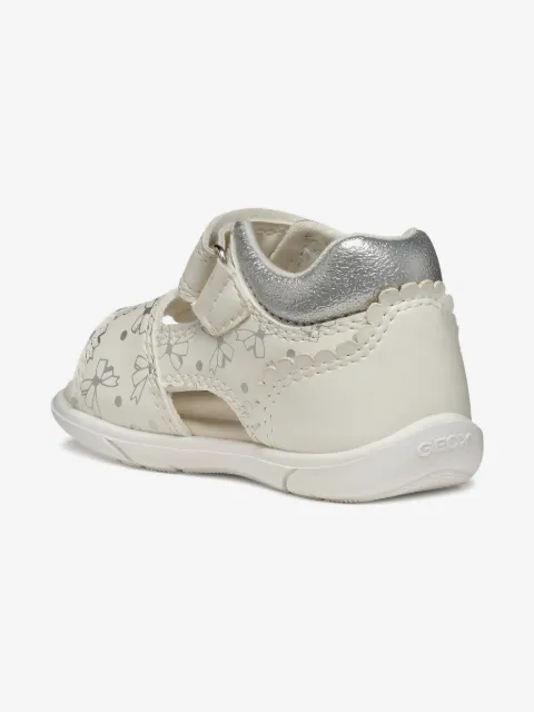 Geox Kids sandaler med åben tå og blomstertryk