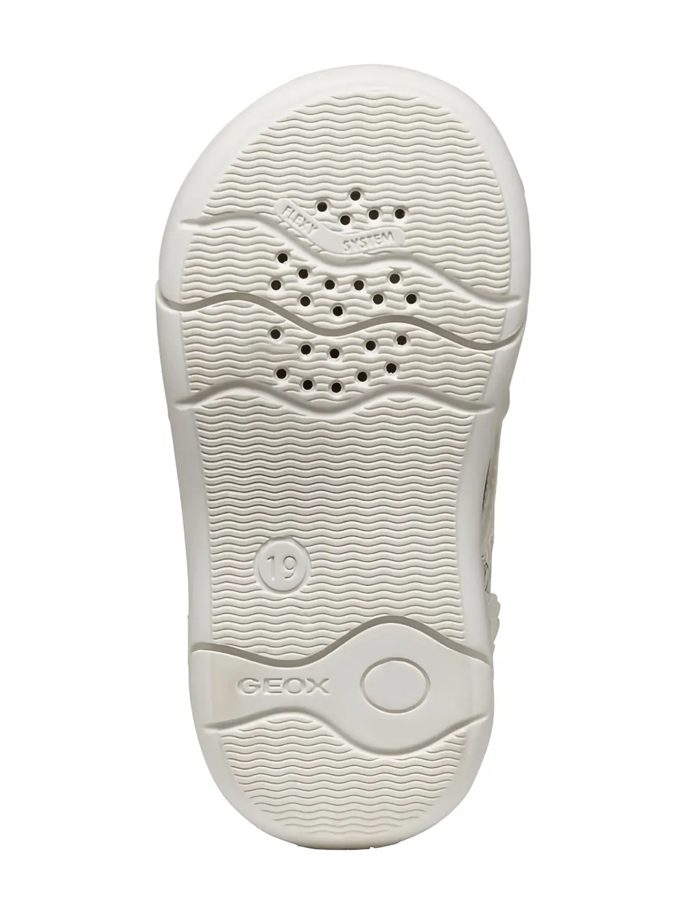 Geox Kids flower-printed open-toe sandals White