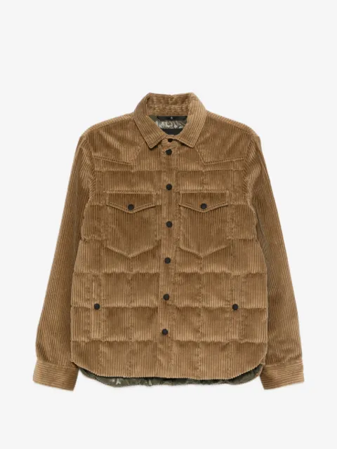 Moncler Grenoble Gelt corduroy padded shirt jacket